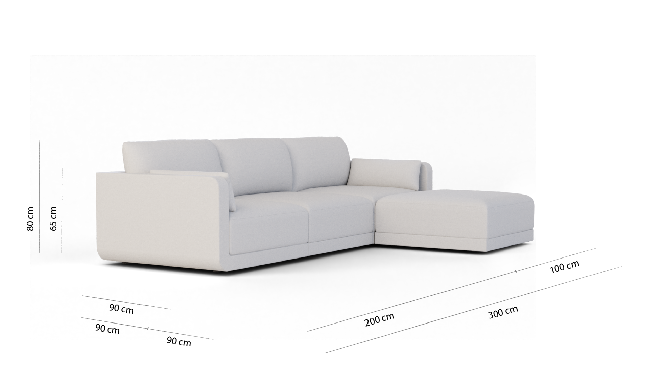 Product dimensions diagram
